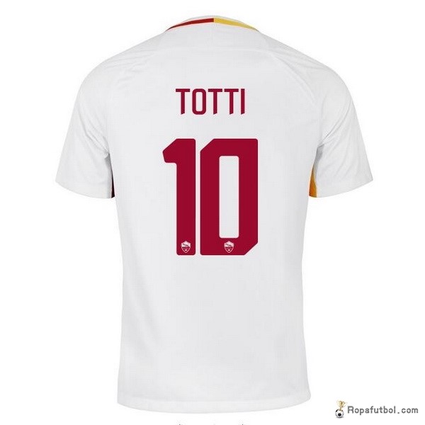 Camiseta As Roma Replica Segunda Ropa Totti 2017/18